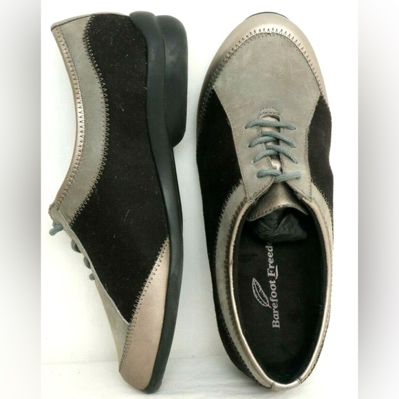 Barefoot Freedom Drew Keena Black Casual Lace Up Oxfords shoes 37 Women's US 6.5 - Picture 1 of 6